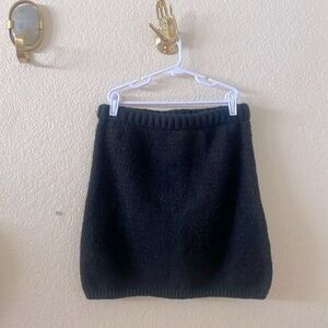 Sweater Miniskirt *black/size medium*